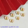 Colgante de mariposa color oro arena estilo hada hecho a mano DIY pulsera collar aretes material para horquilla accesorios joyería pequeña