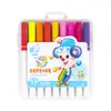 Plumas Acuarelables Lavables de Cerdas Suaves para Niños para Pintura y Graffiti Infantil Set de Pinceles a Base de Agua 12 24 36 48 Plumas de Colores