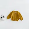 Cárdigan de Punto Bordado de Dibujos Animados para Bebé Dianxi para Niños, Nueva Chaqueta Suéter Casual Simple Estilo Coreano de Otoño