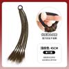 Peluca de Trenza de Boxeadora para Mujer, Cabello Trenzado de Seis Hilos, Imitación de Cabello Humano Real, Trenzas Largas, Estilo Dulce y Fresco de Chica, Peluca de Rastas