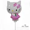 Celebridade da Internet Transfronteiriça Grande Clipe Vara de Puxar Filme de Alumínio Animal de Desenho Peppa Pig Balão Brilhante Atacado Barraca de Rua de Mercado Noturno Atacado
