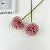Flores de margarita artificiales para tenis de mesa, decoración de sala de estar, arreglo de escena de boda, accesorios de fotografía, adornos de escritorio, flores de diente de león artificiales
