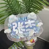 Colgante de Apoyo Doble Nombre Jun Kai y Lu Si Producto Terminado Reflectante para Manualidades Mercancía Creativa de Celebridades Accesorios de Fieltro No Tejido