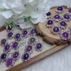 Caja Mágica de Amatista Natural Accesorios Finos Joyería
