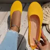 Amazon verão e outono novos europeus e americanos comércio exterior tamanho grande cabeça redonda cor sólida plano casual sapatos de feijão em estoque atacado