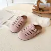 Chinelos Vazados de Princesa para Meninas 2025 Verão Novo Meninas Casuais ao Ar Livre Chinelos Baotou Sandálias da Moda para Bebês