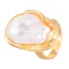 Conjunto de Joyería de Perlas Irregulares Barrocas Transfronterizo Europeo y Americano para Mujer, Collar de Gama Alta, Pendientes, Anillo, Pulsera, Gargantilla