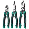Tornillo de Banco Sibang Tools 9 pulgadas Cortador de Alambre de Ahorro de Mano Pinzas de Punta Fina Pelacables y Cortador Pinzas Universales de Corte Diagonal