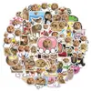 62 Piezas de Pegatinas Divertidas de Emoticones de Gato, Papelería, Cuaderno, Funda de Teléfono, Pegatinas Decorativas para Manualidades al por Mayor