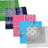 Fornecimento Transfronteiriço Lenço Quadrado de Poliéster com Estampa Paisley Flor de Caju Lenço Mágico para Uso ao Ar Livre Estilo Ciclismo Fabricante Fornecimento