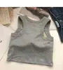 Novo Top Esportivo Liso Estilo Doce com Alça Costas Bonitas para Mulheres Anéis Internos sem Argolas de Aço Roupa Externa com Bojo Roupa Íntima para Mulheres