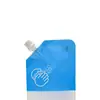 Bolsa con boquilla personalizada de 250 ml para desinfectante de manos, Limpiador para vidrios de coche, Bolsa autosoportante mate para detergente para ropa
