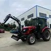 Excavadora Multifuncional Pala Frontal 704 Tractor de Bulldozer de Arrastre Agrícola de Ingeniería Diésel con Tracción en las Cuatro Ruedas
