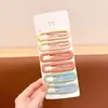 Pinzas para el Cabello de Color Dopamina para Niñas, Pasadores para Flequillo y Cabello Lateral, Estilo Versátil Simple al por Mayor para Mujeres