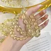 Pulseira de Cristal de Morango Natural Donghai DIY Contas Redondas E-commerce Transfronteiriço Mais Vendido Contas Soltas para Homens e Mulheres Atacado de Fábrica