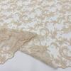 Bordado completo leite seda retro algodão fio pesado indústria flor vestuário acessórios macios malha vendas diretas