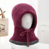 Gorro de Punto Fair Isle de Nicho Otoño/Invierno 2026 para Mujer, Gorro de Lana Grueso Cálido Protector de Orejas, Gorro para Clima Frío, Efecto Adelgazante