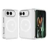 Capa de Celular Iphone18 Dou Dobrável Integrada Anti-Queda Quatro Cantos à Prova de Choque Glitter Preto com Proteção Magnética Anti-Queda