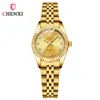 Relojes para hombre y mujer, relojes de pulsera de negocios impermeables, relojes transfronterizos para mujer y hombre, relojes dorados para pareja
