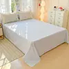 Sábana Bajera de Algodón de Fibra Larga de Xinjiang, Sábana Ajustable, Pieza Única, Algodón Puro, Todo Algodón, Individual, Doble, Dormitorio Estudiantil, Funda Nórdica, Funda de Almohada, Juego de Tres Piezas