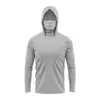 Camiseta de hombre con protección solar UPF 50+, camisas de pesca de manga larga, prendas con capucha UPF 50+.