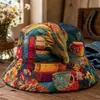 Colección de sitios web independientes transfronterizos nuevos de 2026: Sombrero de pescador y sombrero para el sol versátiles de arcoíris con estampado digital 3D y bordado acolchado, aptos para hombres y mujeres