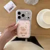 Funda de teléfono de pantalla completa con temática de oso, adecuada para Apple 18 Pro Max, iPhone 17, linda, divertida y de estilo caricatura para iPhone 16 y 15