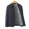 Ropa exterior para hombre, nueva colección primavera/otoño, elegante blazer con solapa para hombres de mediana edad