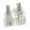 Perfil de Alumínio Industrial Base de Pé de Aço Carbono 303060404080850100 Base de Pé para Piso Conector Quadrado Fixação