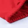 Roupa íntima térmica de ano de nascimento para idosos, forrada com fleece, para meia-idade e idosos, Long Johns, gola alta vermelha grande, masculina