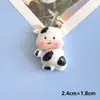 Accesorios de Resina DIY Vaca Linda de Dibujos Animados Joyería Pegamento de Crema Pasador Hecho a Mano Accesorios para Funda de Teléfono Móvil Hebilla de Zapato