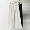 Pantalones de pierna ancha con lunares de verano nuevos para tallas grandes, para chicas con sobrepeso, versátiles, ligeros, casuales, pantalones cortos 0402
