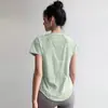 Nova Camiseta de Yoga, Corte Slim, Roupa Fitness Fina para Mulheres, Top Esportivo de Corrida Respirável de Secagem Rápida com Manga Curta