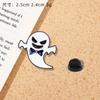 Original Bonito dos desenhos animados Halloween broche cabeça de abóbora fantasma moda all-match cintura pin livro saco fivela roupas decoração