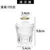 Vaso de vidro vintage pintado a ouro transparente tamanho pequeno ins vento hidropônico arranjo de flores de mesa ornamentos decorativos terno atacado