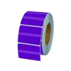 Papel para impressão de código de barras em etiqueta térmica colorida vermelho, amarelo, azul, verde, roxo, laranja, rosa, adesivo tri-proof classificado à prova d'água e à prova de óleo