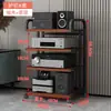 Rack Amplificador Estilo Guarda-corpo Suporte para Amplificador Válvulado Suporte Lateral para Caixa de Som na Sala de Estar Gabinete para CD Player Vinil Rack de Armazenamento