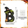 Decoraciones de Madera de Doble Capa con Letras de Halloween 'Boo' Adornos Creativos para Estanterías Decoraciones de Escritorio Ambiente Festivo Accesorios