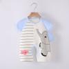 Ropa de una pieza para bebé recién nacido verano mameluco de manga corta 0 ropa de verano para bebé niña niño 1 año 6 delgado 3 meses algodón puro