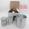 Vela DIY 1.2L Olla para Velas Mecha de Vela Centro de Hierro Patrón de Solapa Fruncida Frasco para Velas Juego de Mechas para Velas