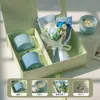 Vela de Aromaterapia Pedra de Cristal Sem Fumaça Óleo Essencial Fragrância de Alto Padrão Enfeites Casa Sala de Estar Quarto Fragrância Duradoura Lembrança
