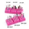 Conjunto de Brocas Cerâmicas de Liga de Tungstênio para Nail Art, Broca Especial para Máquina de Polir Unhas, Escova Polidora, Caixa de Conjunto de Brocas para Unhas