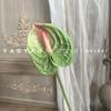 Diâmetro 8cm pequena palma vermelha impressão 3D palma vermelha sensação palma branca guindaste flamejante palma arranjo de flores material correspondente mão segurando flor material flor falsa