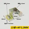 Bisagra de Cama Hardware Engrosado Accesorios de Refuerzo para Cama de Madera Maciza Conector de Archivo de Cama Hebilla de Bisagra de Cama en Forma de U Gancho Universal para Cama