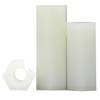 Columna de Nylon de Doble Paso, Columna Hexagonal de Nylon, Columna de Aislamiento, Columna de Soporte de Aislamiento de Plástico, Separador de Placa de PC, Espárrago M2/M2.5