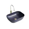 Maotao Colorido Simple Lavabo de Mesa Hogareño Baño Lavabo Cerámico Balcón Apartamento Pequeño Lavabo Artístico Lavabo