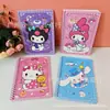 Libreta Espiral A5 de Dibujos Animados Sanrio Páginas de Colores Notas para Estudiantes de Primaria Notas de Mensajes Papelería Infantil Linda Libreta Coolo