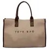 Bolso de mano de moda con letras de gran capacidad para comercio transfronterizo, bolso de mano casual simple para ir al trabajo, bolso de hombro