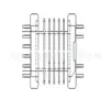 Estrutura de Transformador Epc19 Estrutura de Baquelite Epc20 Bobina de Estrutura de Alta Frequência Multi-Slot Horizontal 4+6 Pinos Planos