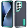 Adecuado para Samsung S26Fe Funda Protectora a Prueba de Tres Elementos S25Ultra Soporte Invisible S24 Cubierta Protectora Anti-Caídas de Grado Militar